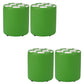 Contemporary Pouf Ottoman Faux Leather Tufted Square Pattern Cylinder Shape Ottoman 12"L x 12"W x 14"H Green 4 Piece Set Clearhalo 'furn' 'furn_ottomans_poufs' 'Furniture' 'Living Room Furniture' 'Ottomans & Poufs' 'ottomans_poufs' 6460694