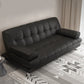 Sofa convertible de 33,46 "Sofa large en cuir en cuir avec dos biscuit