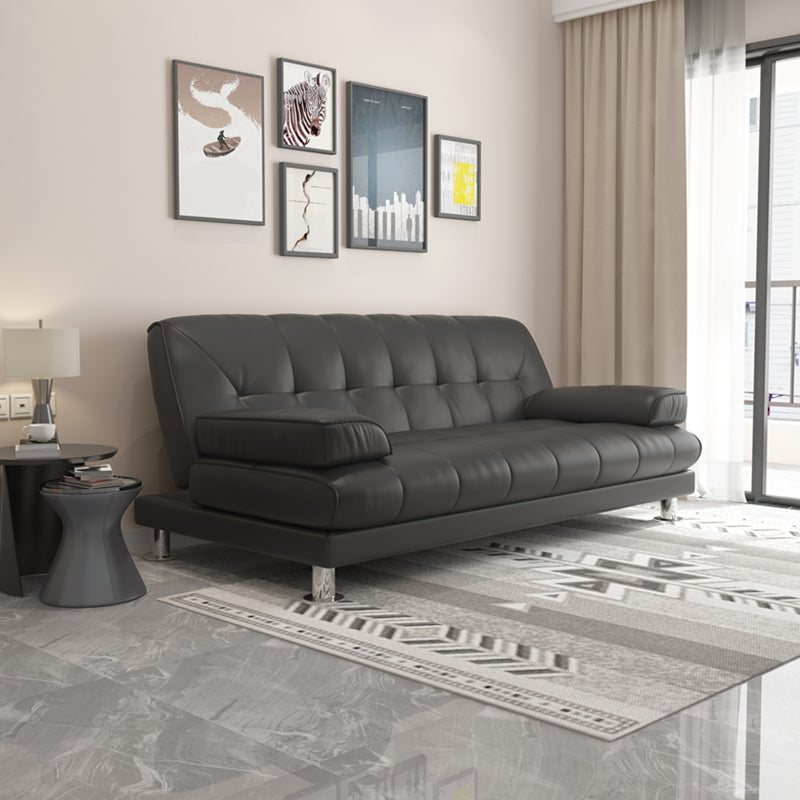 Sofá de cuero de sofá de 33.46 "de ancho con buques