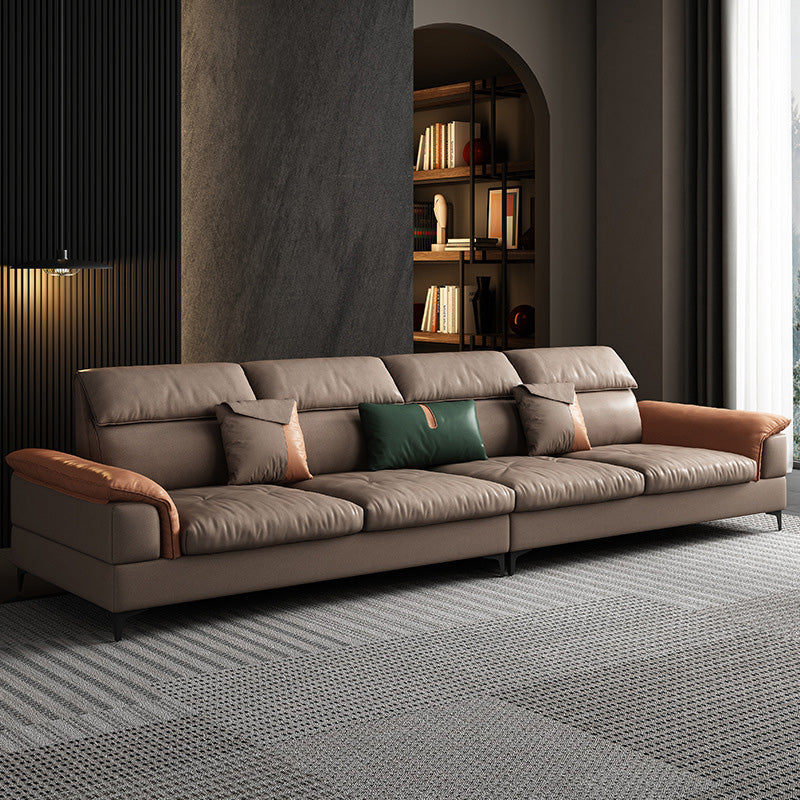 35 "H HEPEUR MODIFICALE SOFFICATION MODERNE SORME en cuir sectionnel