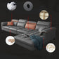 Contemporary Faux Leather Living Room sofa Pillow Top Arm Cushions Seating