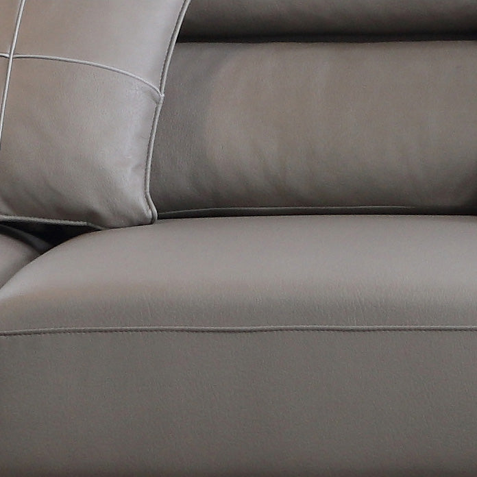 Sala de estar industrial Setente Faux Faux Leather Square Cushions Sofá