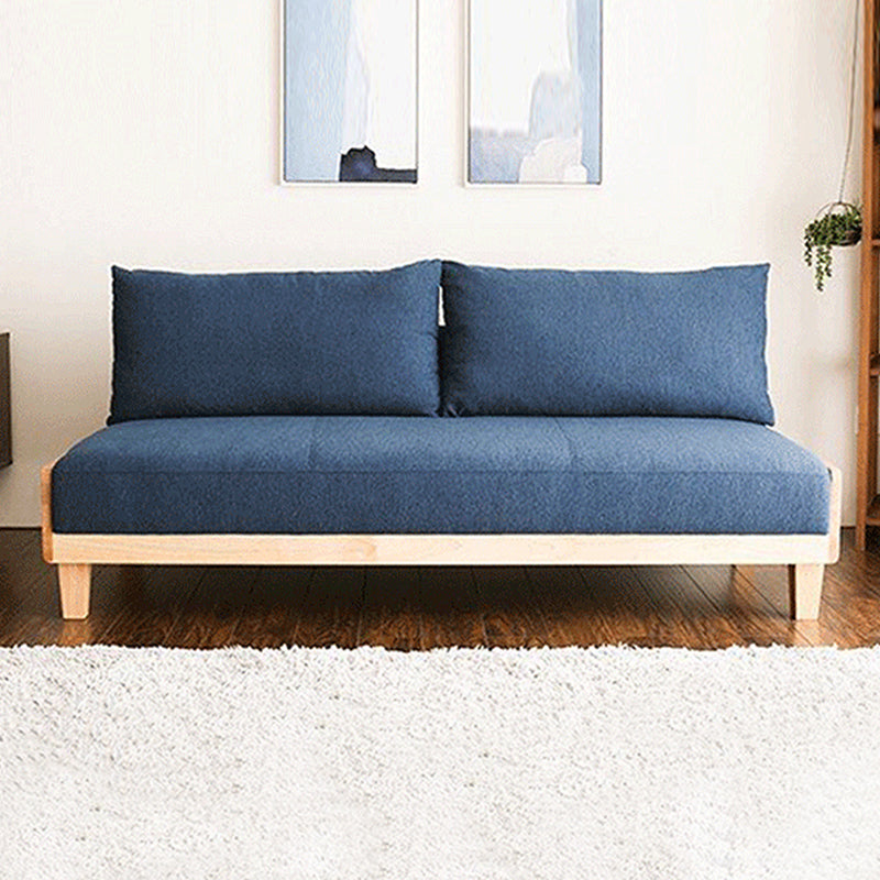 Zeitgenössische armlose Sitzgelegenheiten mit Kissen liegend Sofa 30,7 "breit