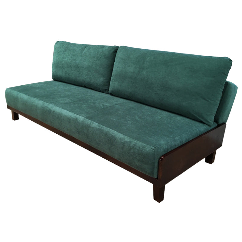 Contemporary Armless Seating with Pillows Reclining Sofa 30.7" Wide