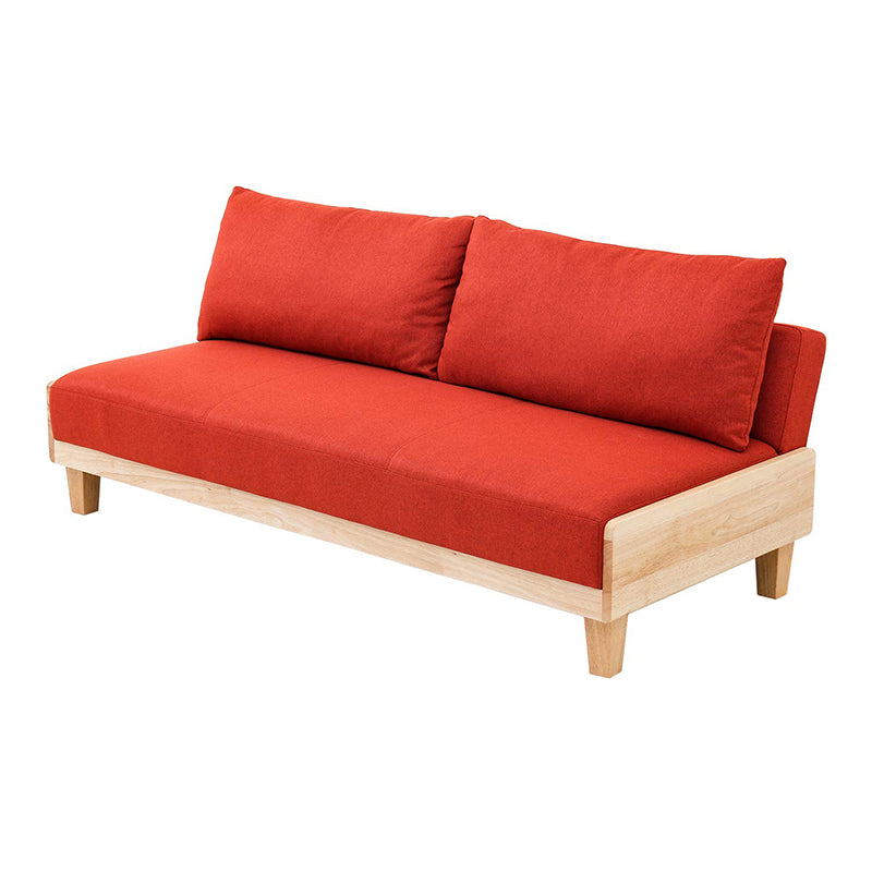 Zeitgenössische armlose Sitzgelegenheiten mit Kissen liegend Sofa 30,7 "breit
