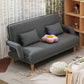 Contemporary Convertible Sofa Bed with Pillows for Living Room