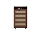 25.59" Wide Accent Chest Mid-Century Modern Wood Chest with Rattan Accent Brown 4 Clearhalo 'Cabinets & Chests' 'cabinets_chests' 'furn' 'furn_cabinets_chests' 'Furniture' 'Living Room Furniture' 6461536