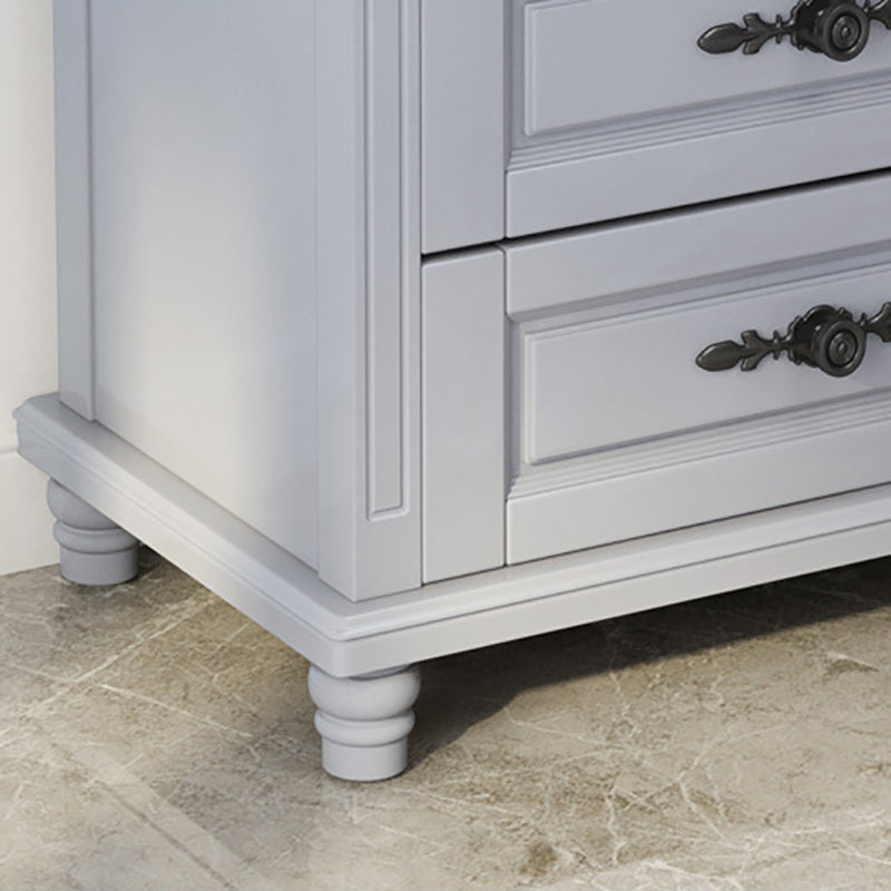 Mid-Century Modern Wood Chest 43.3" Tall 5 - Drawer Accent Chest Clearhalo 'Cabinets & Chests' 'cabinets_chests' 'furn' 'furn_cabinets_chests' 'Furniture' 'Living Room Furniture' 6461568