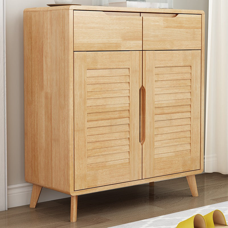 39.37" Tall Wood 2 - Door Accent Cabinet 2 - Drawer Storage Chest Wood Clearhalo 'Cabinets & Chests' 'cabinets_chests' 'furn' 'furn_cabinets_chests' 'Furniture' 'Living Room Furniture' 6461616