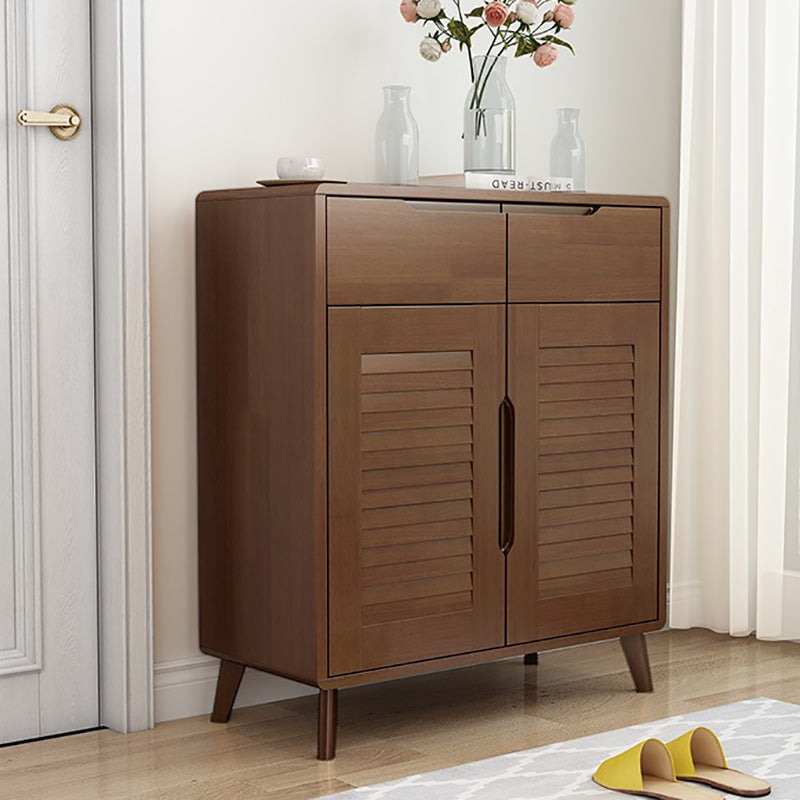 39.37" Tall Wood 2 - Door Accent Cabinet 2 - Drawer Storage Chest Clearhalo 'Cabinets & Chests' 'cabinets_chests' 'furn' 'furn_cabinets_chests' 'Furniture' 'Living Room Furniture' 6461627