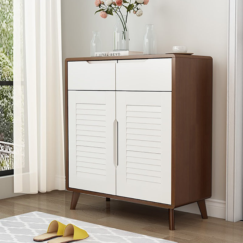 39.37" Tall Wood 2 - Door Accent Cabinet 2 - Drawer Storage Chest Clearhalo 'Cabinets & Chests' 'cabinets_chests' 'furn' 'furn_cabinets_chests' 'Furniture' 'Living Room Furniture' 6461628