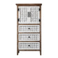 Industrial Rectangle Bar Pulls Accent Cabinet With Doors Cabinet 24"L x 14"W x 48"H 3 Clearhalo 'Cabinets & Chests' 'cabinets_chests' 'furn' 'furn_cabinets_chests' 'Furniture' 'Living Room Furniture' 6461661