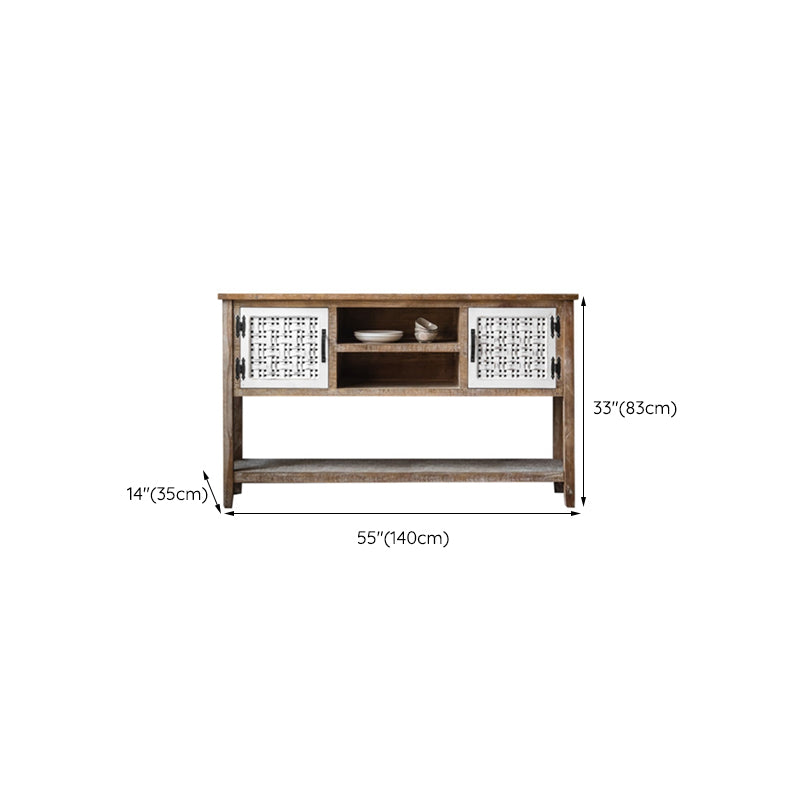 Industrial Rectangle Bar Pulls Accent Cabinet With Doors Cabinet Clearhalo 'Cabinets & Chests' 'cabinets_chests' 'furn' 'furn_cabinets_chests' 'Furniture' 'Living Room Furniture' 6461669