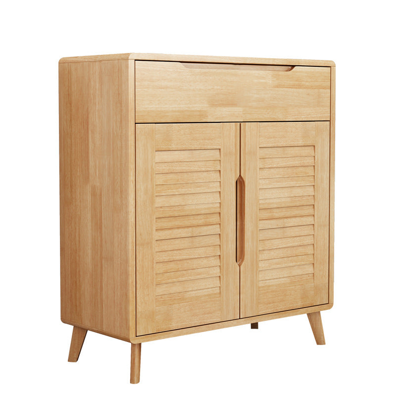 Contemporary Accent Cabinet 39.37" Tall Drawer and Door Cabinet Natural Clearhalo 'Cabinets & Chests' 'cabinets_chests' 'furn' 'furn_cabinets_chests' 'Furniture' 'Living Room Furniture' 6461674