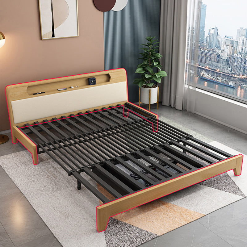 Armless Convertible Sofa Bed with Pillows Seating with Storage