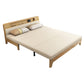 Armless Convertible Sofa Bed with Pillows Seating with Storage