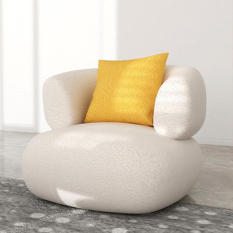 Zeitgenössische gebogene Liebesseat feste Farbe eng Rückensiegel für Wohnzimmer