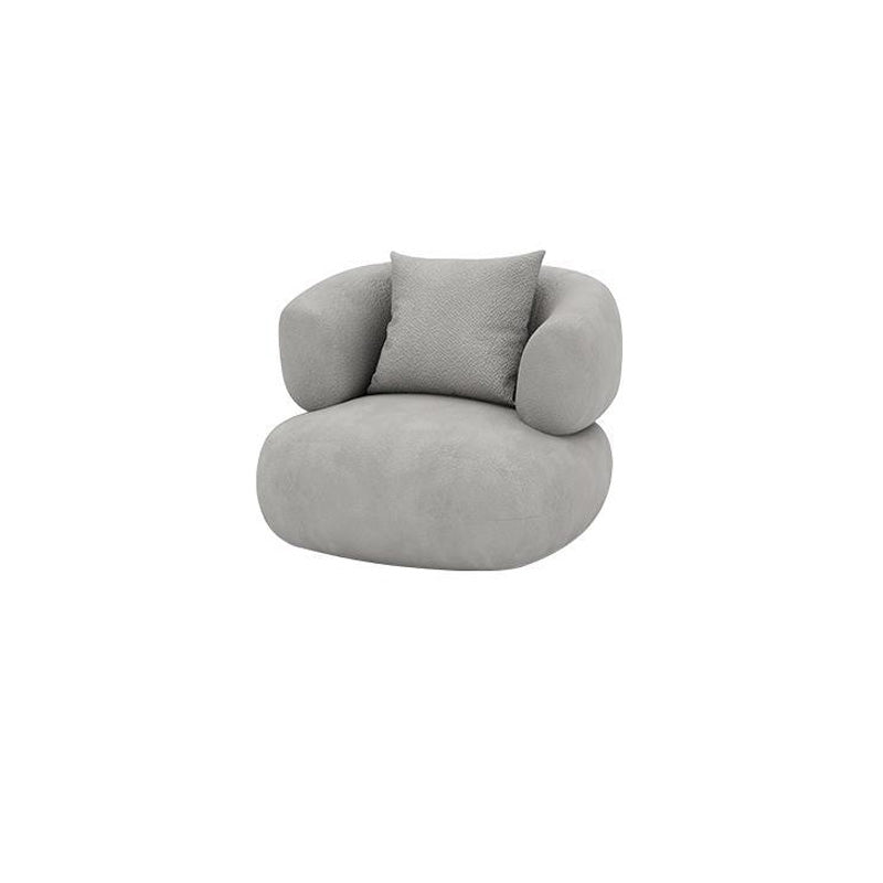 Contemporaneo curvo di amore solido di divano posteriore stretto per soggiorno