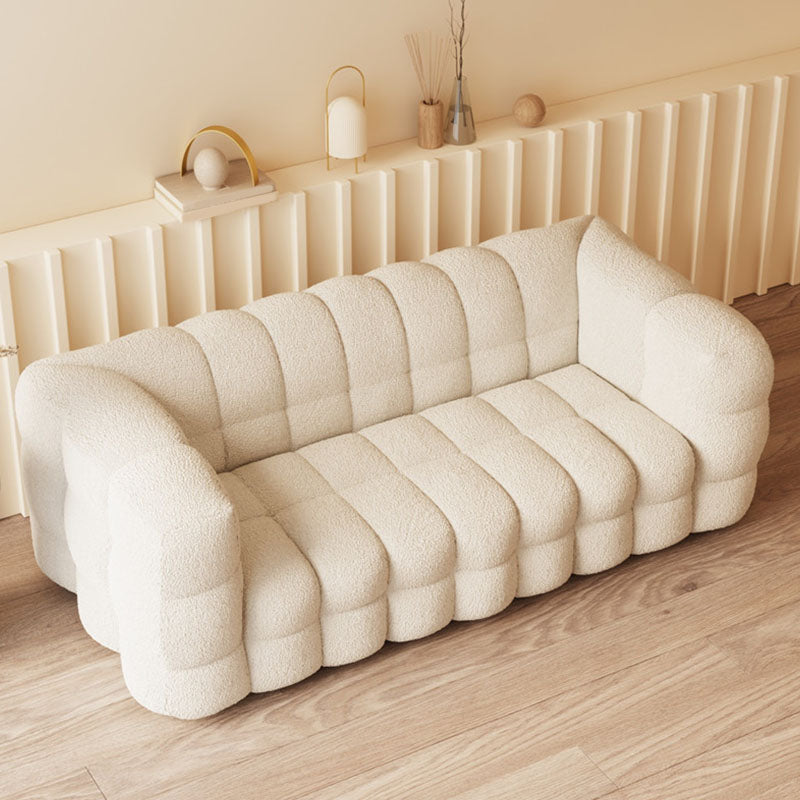 Solid Color Sofa Stationary Modern Square Arm Sofa for Living Room Clearhalo 'furn' 'furn_sofas' 'Furniture' 'Living Room Furniture' 'Sofa' 'sofas' 6461776