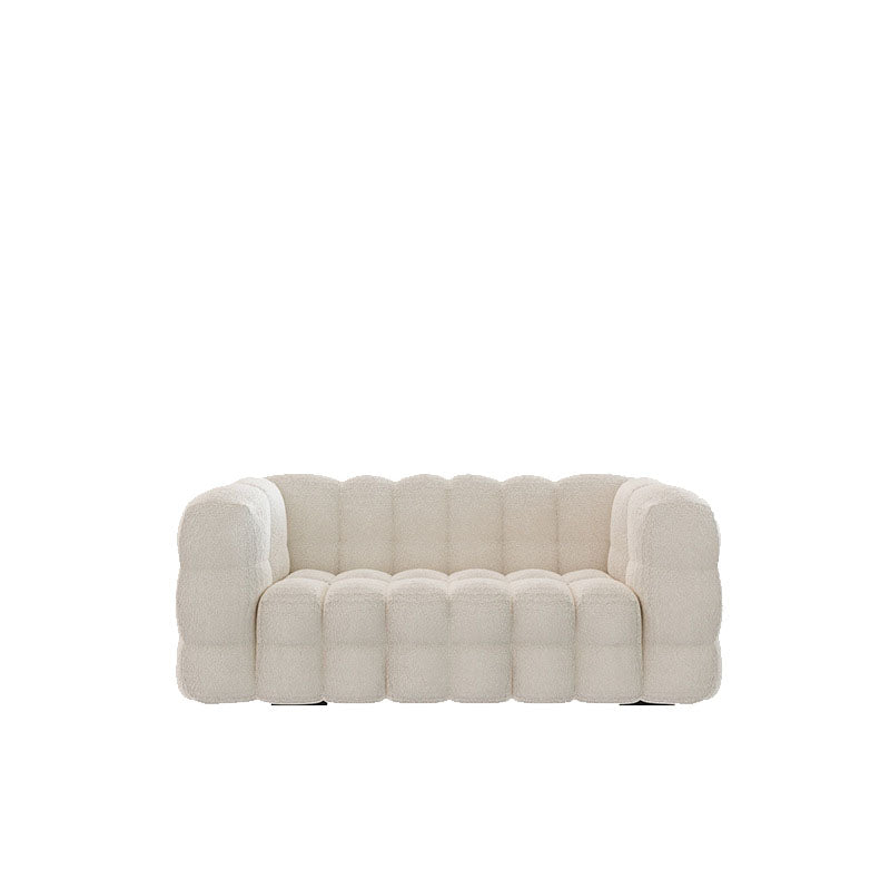 Solid Color Sofa Stationary Modern Square Arm Sofa for Living Room 70.9"L x 39.4"W x 29.5"H Clearhalo 'furn' 'furn_sofas' 'Furniture' 'Living Room Furniture' 'Sofa' 'sofas' 6461777