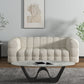 Solid Color Sofa Stationary Modern Square Arm Sofa for Living Room Clearhalo 'furn' 'furn_sofas' 'Furniture' 'Living Room Furniture' 'Sofa' 'sofas' 6461783