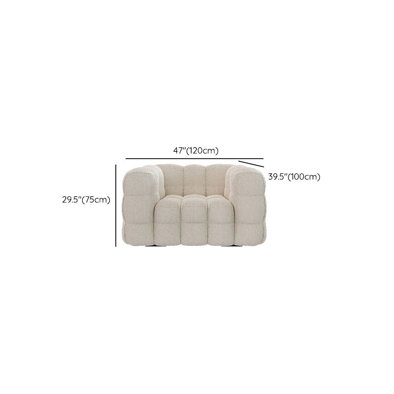 Solid Color Sofa Stationary Modern Square Arm Sofa for Living Room Clearhalo 'furn' 'furn_sofas' 'Furniture' 'Living Room Furniture' 'Sofa' 'sofas' 6461789