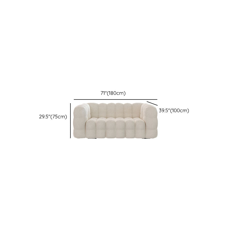 Solid Color Sofa Stationary Modern Square Arm Sofa for Living Room Clearhalo 'furn' 'furn_sofas' 'Furniture' 'Living Room Furniture' 'Sofa' 'sofas' 6461790
