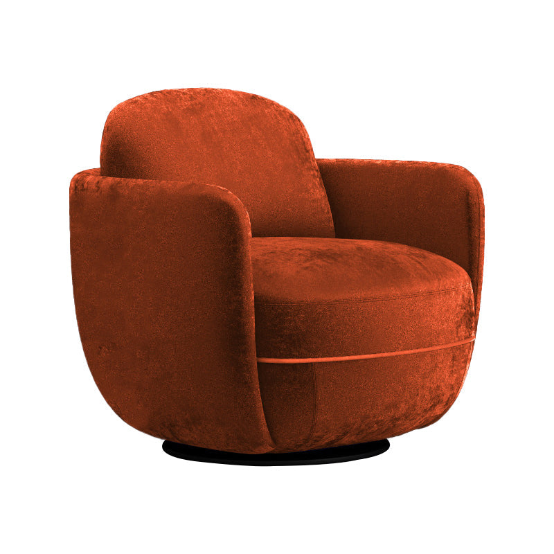 Solid Color Accent Armchair Swivel Living Room Accent Armchair Red Flannel 1 Piece Clearhalo 'Accent Chairs' 'accent_chairs' 'Chairs & Seating' 'furn' 'furn_accent_chairs' 'Furniture' 'Living Room Furniture' 6462005