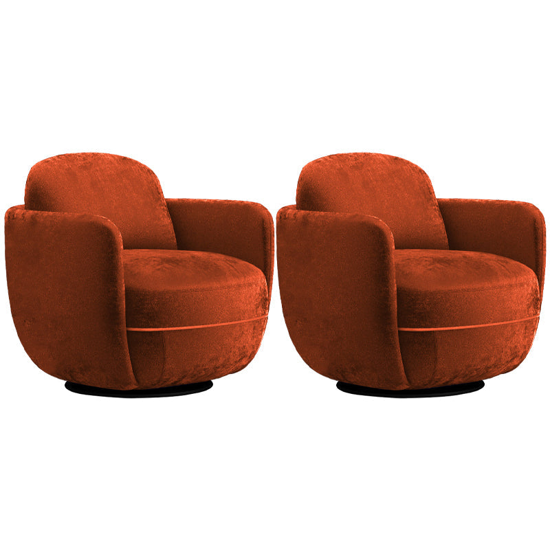 Solid Color Accent Armchair Swivel Living Room Accent Armchair Red Flannel 2 Piece Set Clearhalo 'Accent Chairs' 'accent_chairs' 'Chairs & Seating' 'furn' 'furn_accent_chairs' 'Furniture' 'Living Room Furniture' 6462007