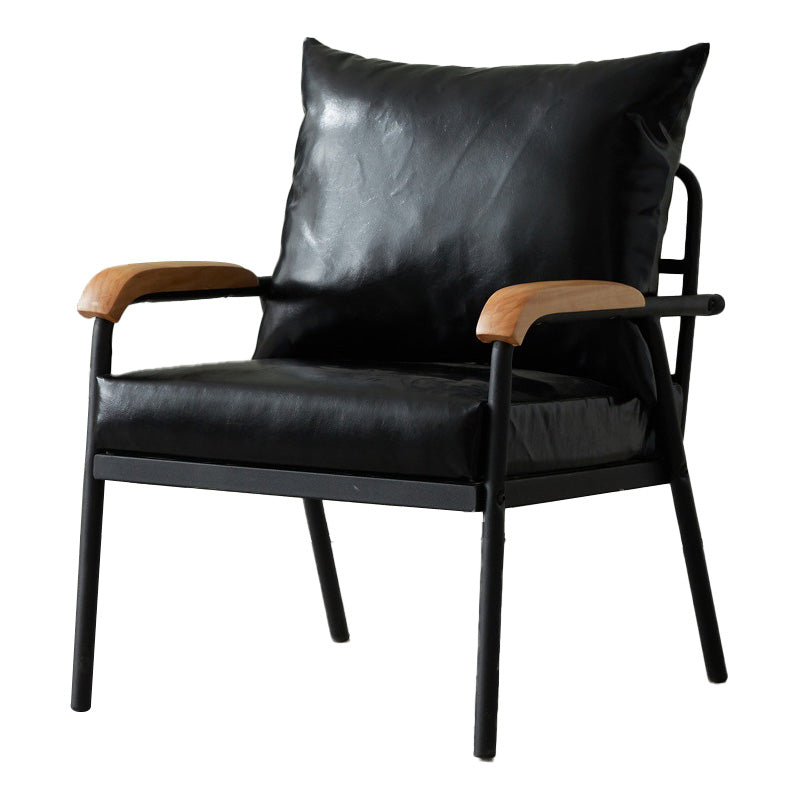 Solid Color Living Room Armchair Arms Included Accent Armchair Clearhalo 'Accent Chairs' 'accent_chairs' 'Chairs & Seating' 'furn' 'furn_accent_chairs' 'Furniture' 'Living Room Furniture' 6462027