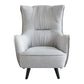 Mid-century Linen Blend Accent Armchair Arms Included Arm Chair Clearhalo 'Accent Chairs' 'accent_chairs' 'Chairs & Seating' 'furn' 'furn_accent_chairs' 'Furniture' 'Living Room Furniture' 6462051
