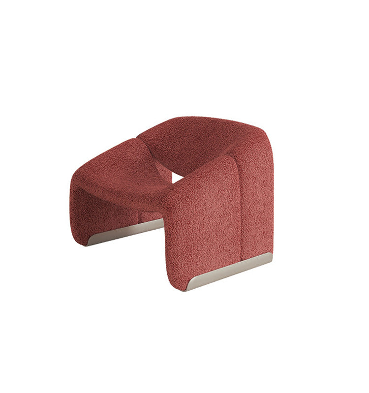 Contemporary Solid Color Side Chair Fixed Back Bedroom Side Chair Clearhalo 'Accent Chairs' 'accent_chairs' 'Chairs & Seating' 'furn' 'furn_accent_chairs' 'Furniture' 'Living Room Furniture' 6462090