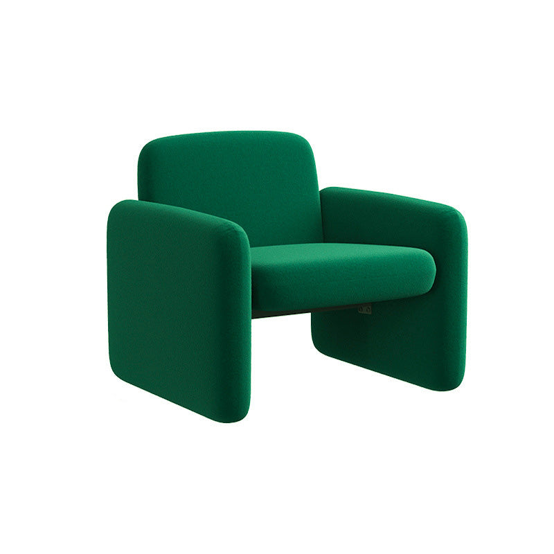 Contemporary Solid Color Accent Armchair Living Room Accent Chair Clearhalo 'Accent Chairs' 'accent_chairs' 'Chairs & Seating' 'furn' 'furn_accent_chairs' 'Furniture' 'Living Room Furniture' 6462110