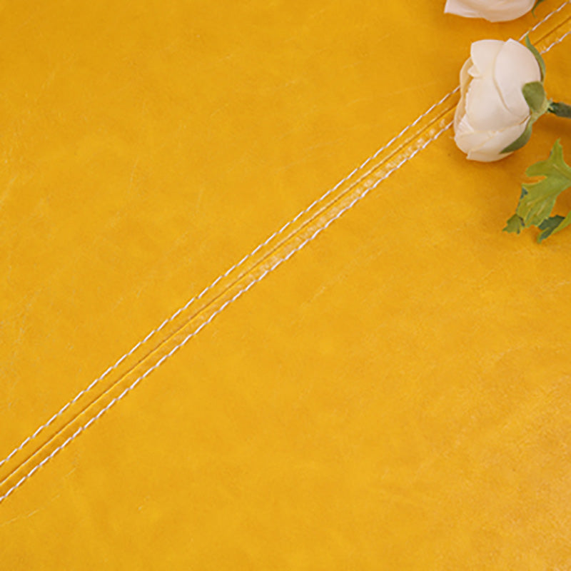 Contemporary Faux Leather Accent Chair Fixed Back Barrel Accent Chair Clearhalo 'Accent Chairs' 'accent_chairs' 'Chairs & Seating' 'furn' 'furn_accent_chairs' 'Furniture' 'Living Room Furniture' 6462150