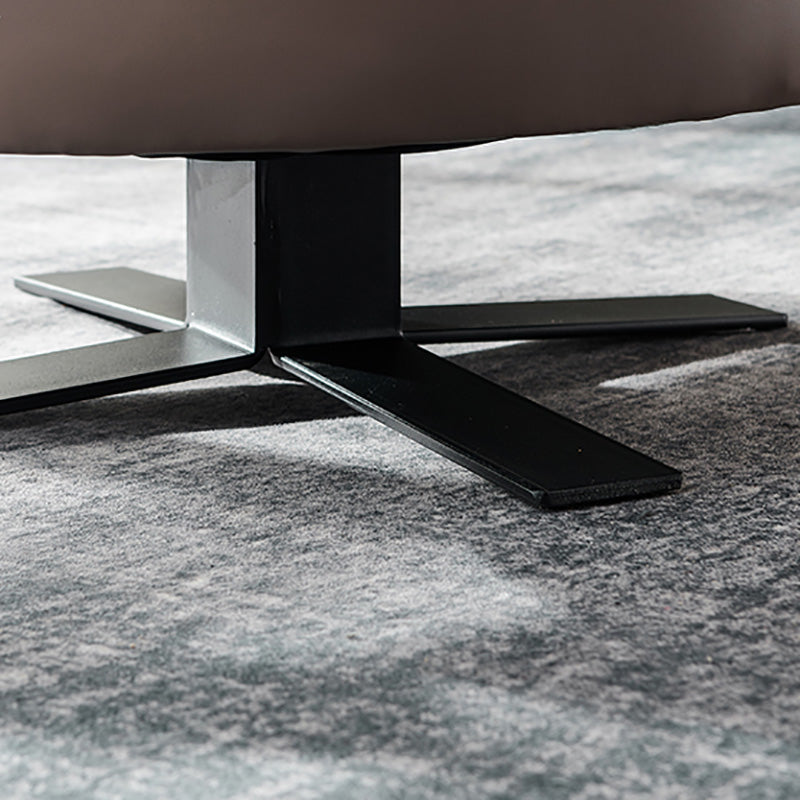 Modern Accent Armchair Contemporary Swivel Barrel Accent Chair Clearhalo 'Accent Chairs' 'accent_chairs' 'Chairs & Seating' 'furn' 'furn_accent_chairs' 'Furniture' 'Living Room Furniture' 6462181