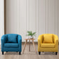 Contemporary Basic Four Legs Armchair Arms Included Barrel Accent Chair Clearhalo 'Accent Chairs' 'accent_chairs' 'Chairs & Seating' 'furn' 'furn_accent_chairs' 'Furniture' 'Living Room Furniture' 6462203