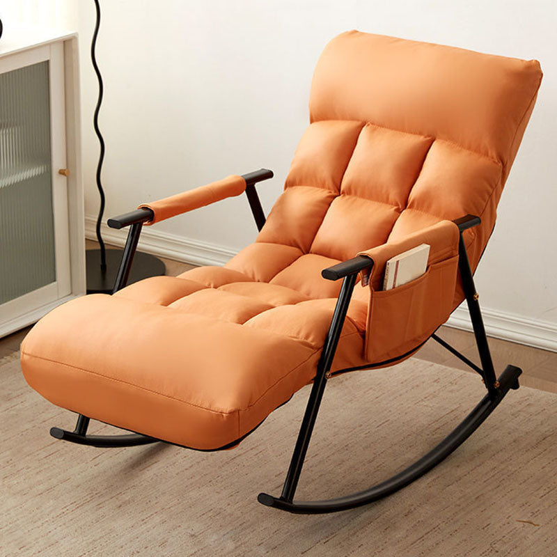 Waterproof Modern Style Single Rocker Chair Simple Chair for Living Room Clearhalo 'Chairs & Seating' 'furn' 'furn_rocking_chairs' 'Furniture' 'Living Room Furniture' 'Rocking Chairs' 'rocking_chairs' 6462530