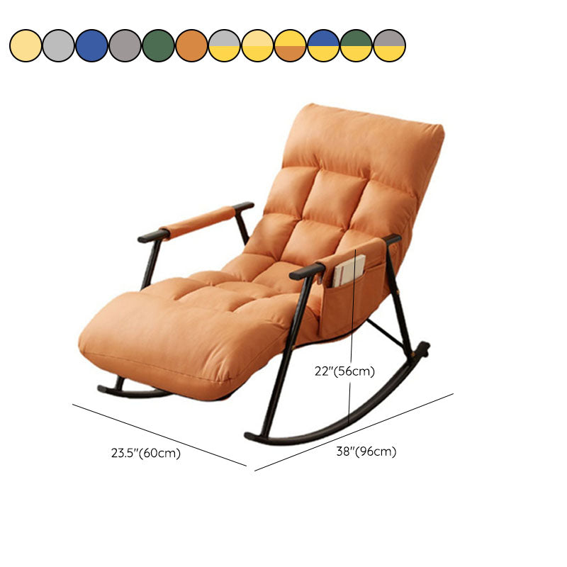 Waterproof Modern Style Single Rocker Chair Simple Chair for Living Room Clearhalo 'Chairs & Seating' 'furn' 'furn_rocking_chairs' 'Furniture' 'Living Room Furniture' 'Rocking Chairs' 'rocking_chairs' 6462531