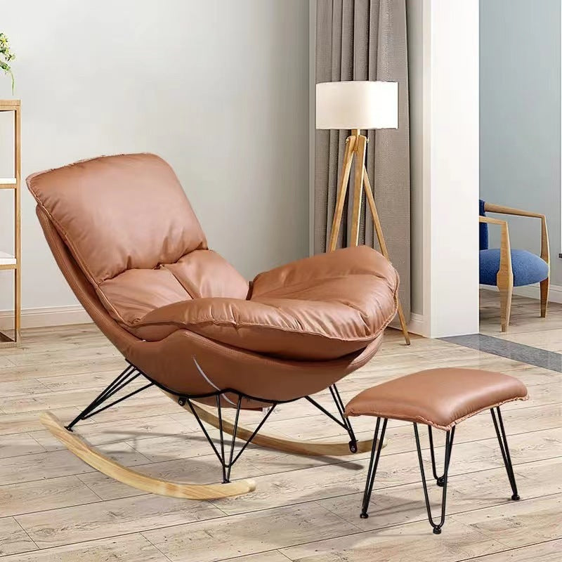 Style Single Home Rocker Chair Simple Deisure Chair pour chambre