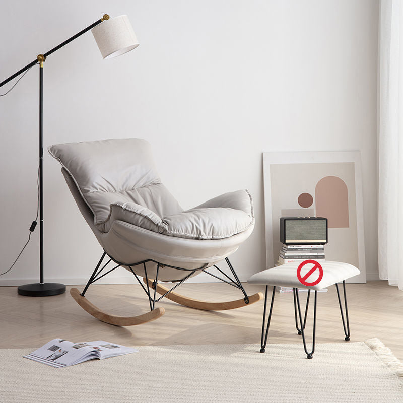 Style Single Home Rocker Chair Simple Deisure Chair pour chambre