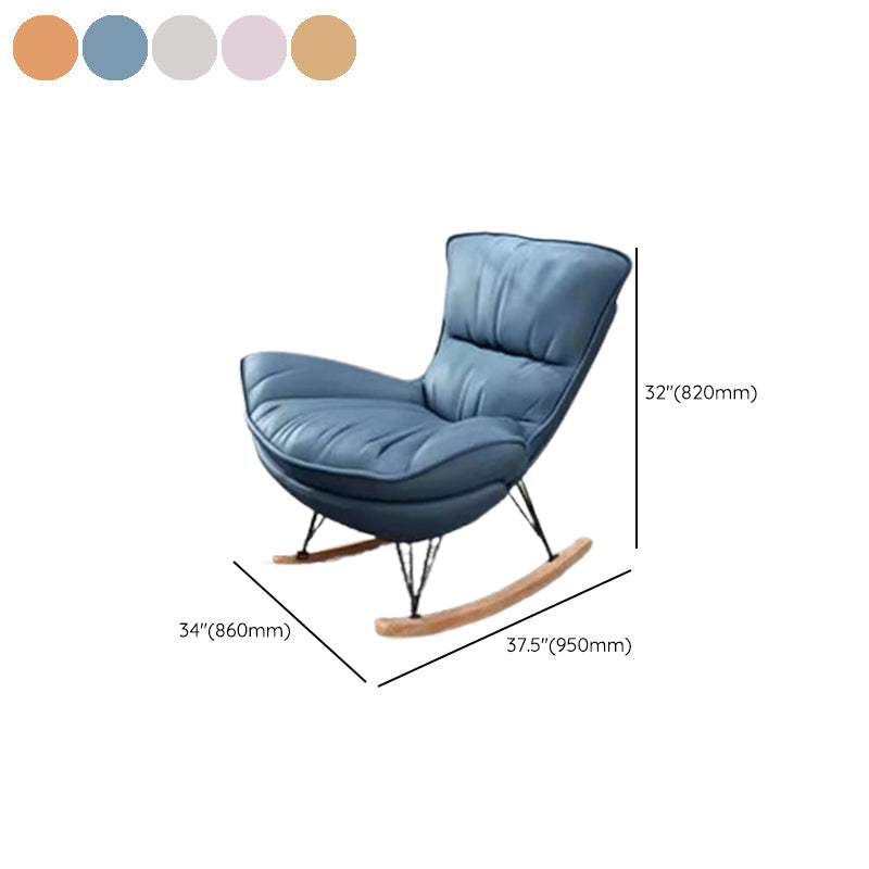 Style Single Home Rocker Chair Simple Deisure Chair pour chambre