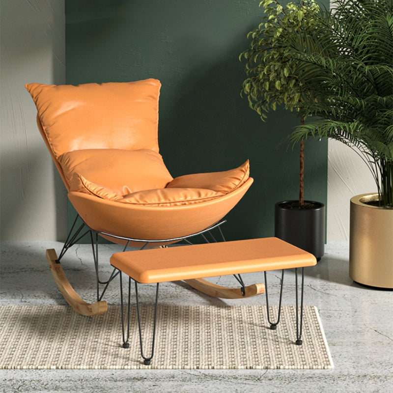Luxury Living Room Leisure Rocking Chair Sofa Lounge Chaise Chair Clearhalo 'Chairs & Seating' 'furn' 'furn_rocking_chairs' 'Furniture' 'Living Room Furniture' 'Rocking Chairs' 'rocking_chairs' 6462581