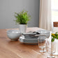 Glam Style Wooden Dining Table Rectangle Table with Wood Legs for Home Use Clearhalo 'Dining Tables & Seating' 'Dining Tables' 'dining_table' 'furn' 'furn_dining_table' 'Furniture' 'Kitchen & Dining Furniture' 6463446
