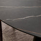 Contemporary Dining Round Table Sintered Stone Table with Metal Legs for Home Use Clearhalo 'Dining Tables & Seating' 'Dining Tables' 'dining_table' 'furn' 'furn_dining_table' 'Furniture' 'Kitchen & Dining Furniture' 6463459