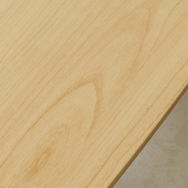Table à manger rectangulaire à Double piédestal, Table moderne en bois de pin pour le salon