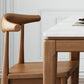 Mid-Century Rectangle Dining Table Stone Top Dining Table for Dining Room Clearhalo 'Dining Tables & Seating' 'Dining Tables' 'dining_table' 'furn' 'furn_dining_table' 'Furniture' 'Kitchen & Dining Furniture' 6463571