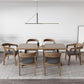 Industrial Double Pedestal Table Metal Frame Rectangle Dining Table Clearhalo 'Dining Tables & Seating' 'Dining Tables' 'dining_table' 'furn' 'furn_dining_table' 'Furniture' 'Kitchen & Dining Furniture' 6463629