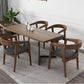 Industrial Double Pedestal Table Metal Frame Rectangle Dining Table Clearhalo 'Dining Tables & Seating' 'Dining Tables' 'dining_table' 'furn' 'furn_dining_table' 'Furniture' 'Kitchen & Dining Furniture' 6463630