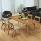Ash Solid Wood Dining Table Mid-Century Rectangle Dining Table for Dining Room