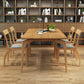 Ash Solid Wood Dining Table Mid-Century Rectangle Dining Table for Dining Room